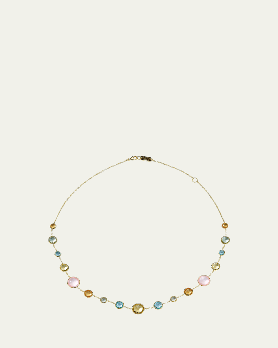 Lollitini Short Necklace in 18K Gold